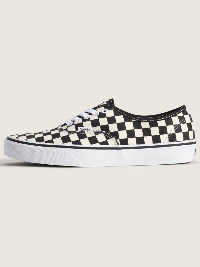 Vans Authentic Primary Check Black/White Shoes Spring 2026 | PRIMARY CHECK BLACK/WHT (Y28)