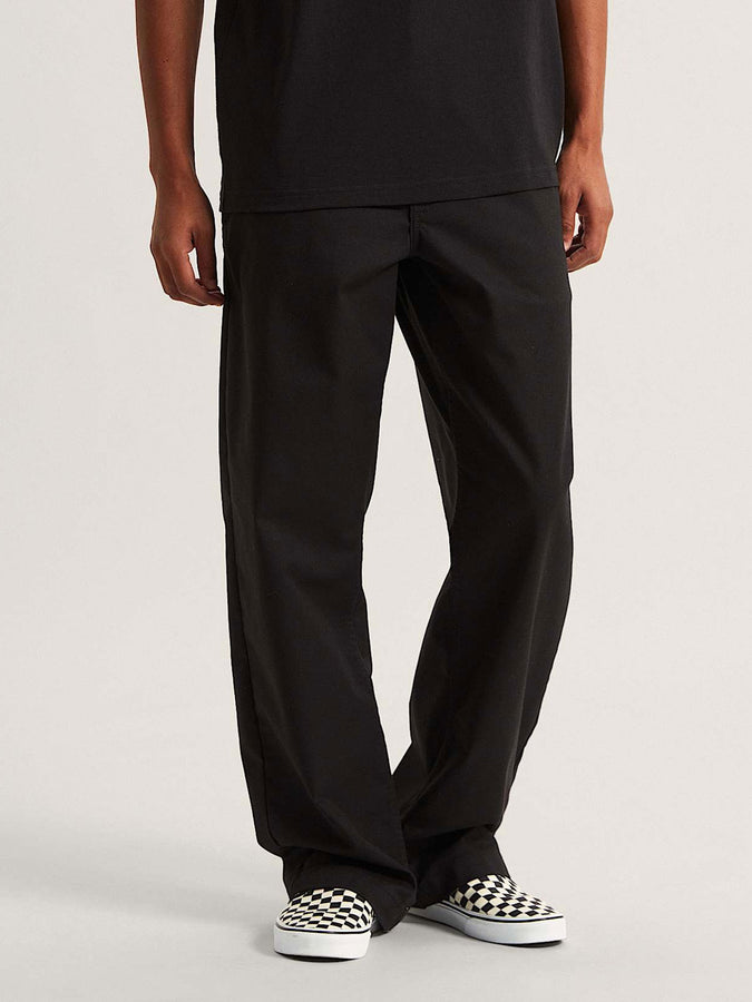 Vans Authentic Chino Loose Black Pants | BLACK (BLK)