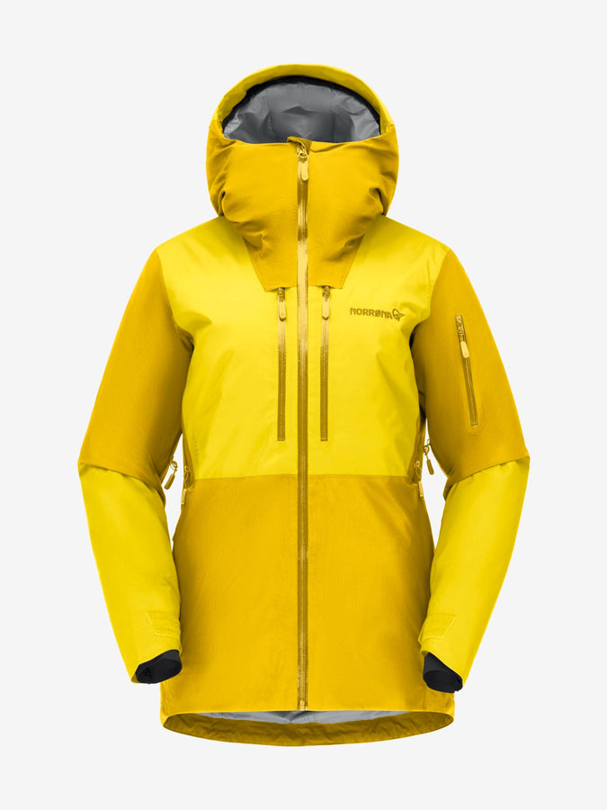 Norrona GORE-TEX Iofoten Thermo100 Snowboard Jacket 2024 | BLAZING YEL/SLPH (5655)