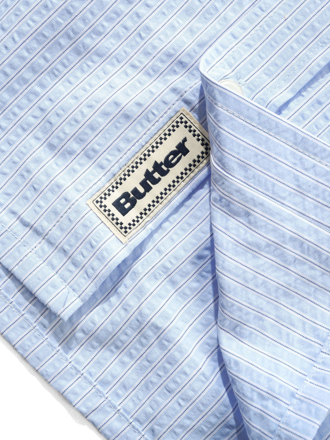 Butter Goods Avenue Long Sleeve Buttondown Shirt Spring 2026 | LIGHT BLUE