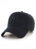 47 Clean Up Black On Black New York Yankees Hat