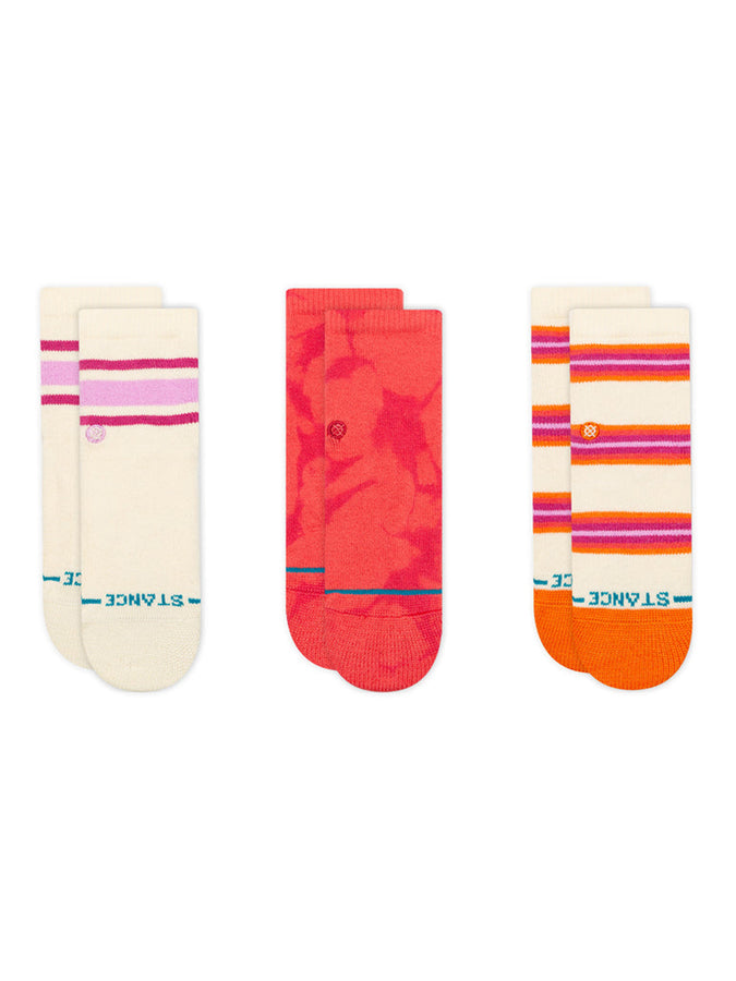Stance Dye Namic 3 Pack Socks Spring 2024 | PINK (PNK)