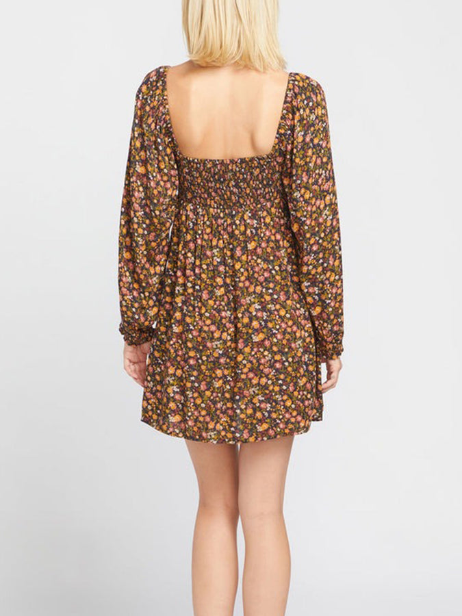 Volcom Blossom Binge Dress Fall 2024 | VINTAGE BLACK (VBK)