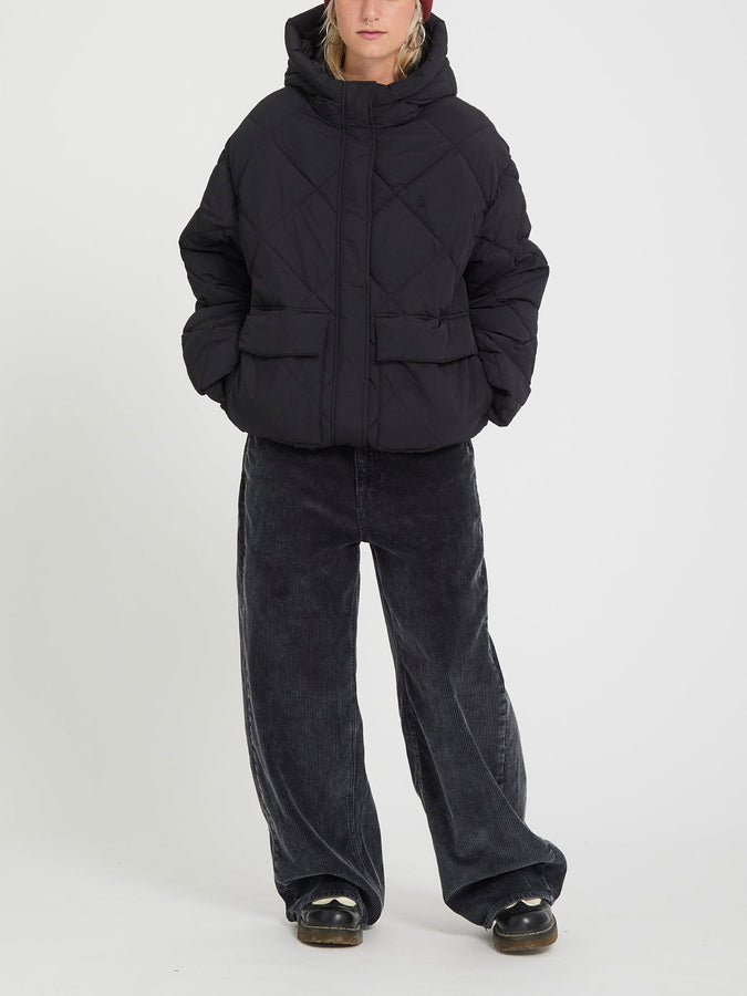 Volcom Out Of Boxy Puff Jacket Fall 2026 | BLACK (BLK)