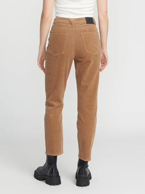 Stoned Straight Corduroy Pants - Mocha