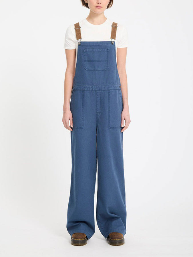 Volcom Full Cut Overalls Pants Fall 2025 | HARBOR BLUE (HRB)