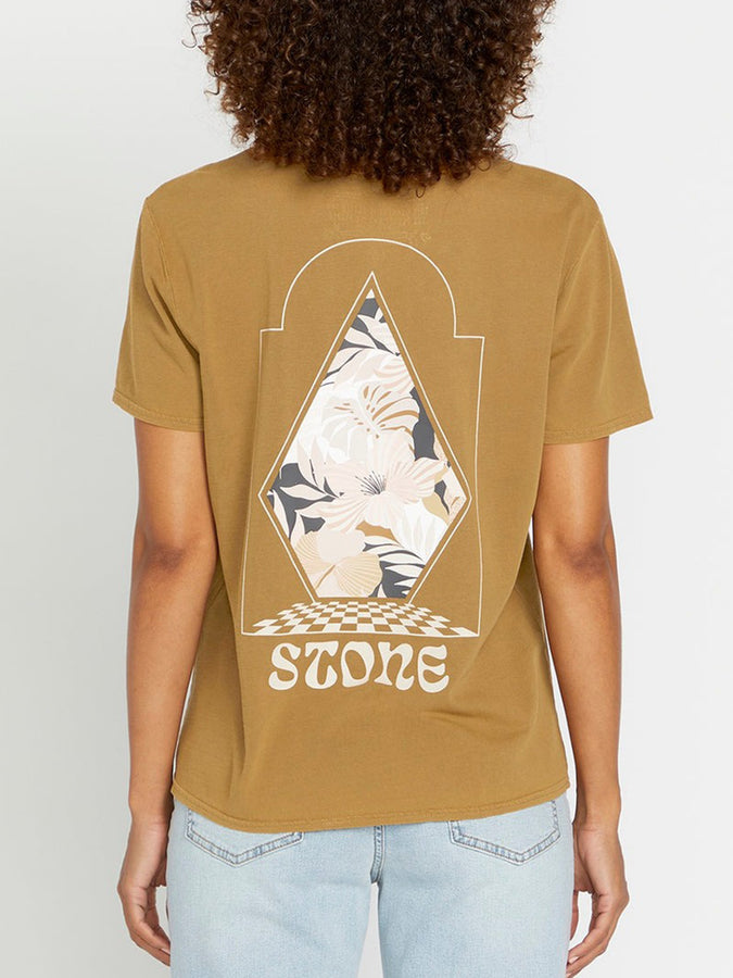 Volcom Lock It Up Short Sleeve T-Shirt Summer 2024 | RUSTIC BROWN
