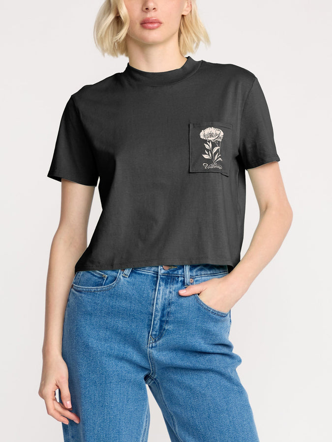 Volcom Pocket Dial T-Shirt Spring 2026 | VINTAGE BLACK (VBK)
