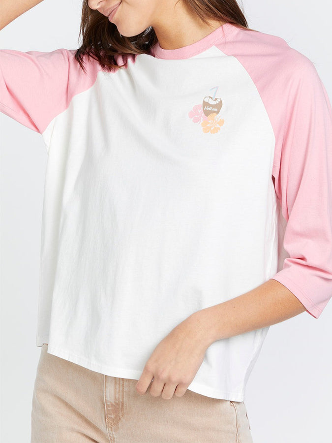 Volcom Pitch It To Me Women Long Sleeve T-Shirt Spring 2024 | GUAVA (GUV)