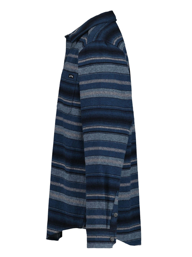 Billabong Baja Flannel Long Sleeve Buttondown Shirt Fall 2026 | TRUE NAVY (473)