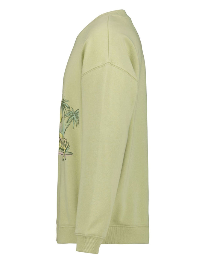 Billabong Making Waves Avocado Crewneck Sweatshirt Fall 2026 | LIGHT AVOCADO (330)