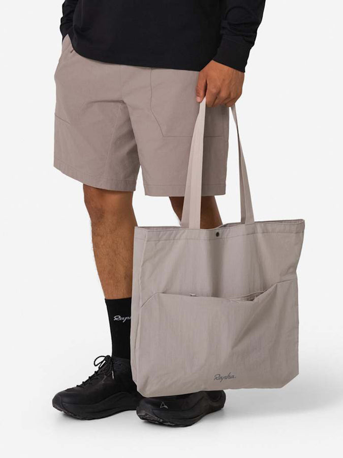 Rapha Tech Tote Bag Fall 2025 | DOVE/SILVER REFLECTIVE