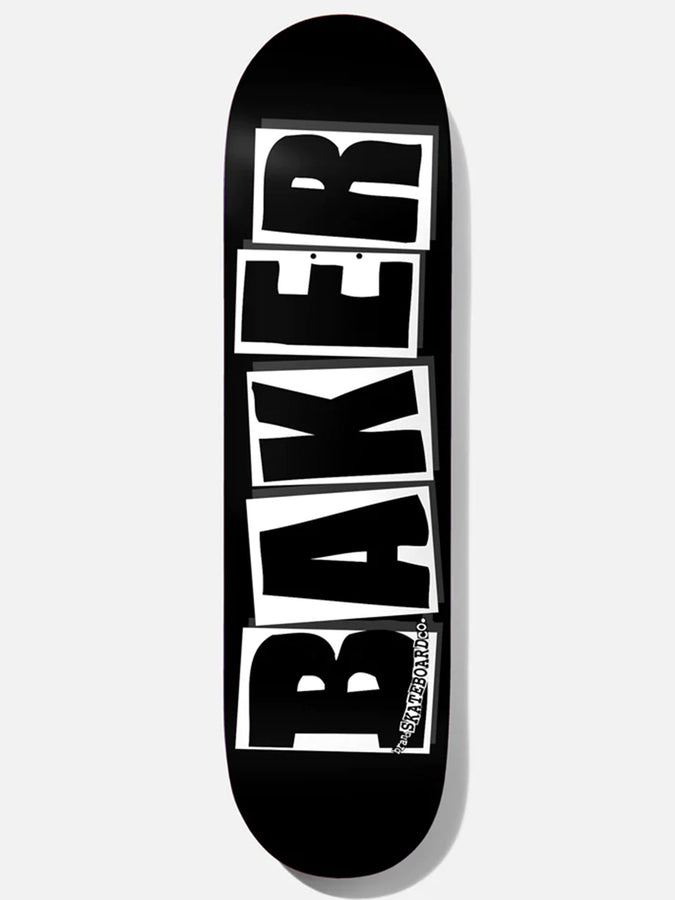 Baker Brand Logo Black/White 8.0 Skateboard Deck | BLACK/WHITE