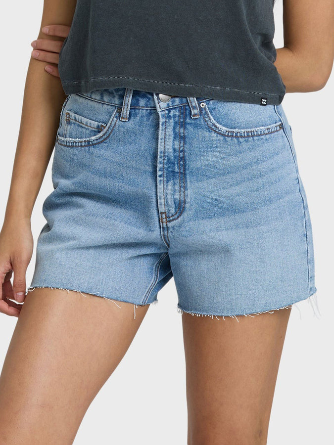 Billabong Riley Denim Shorts Spring 2026 | FADED INDIGO FRAY (BGJW)