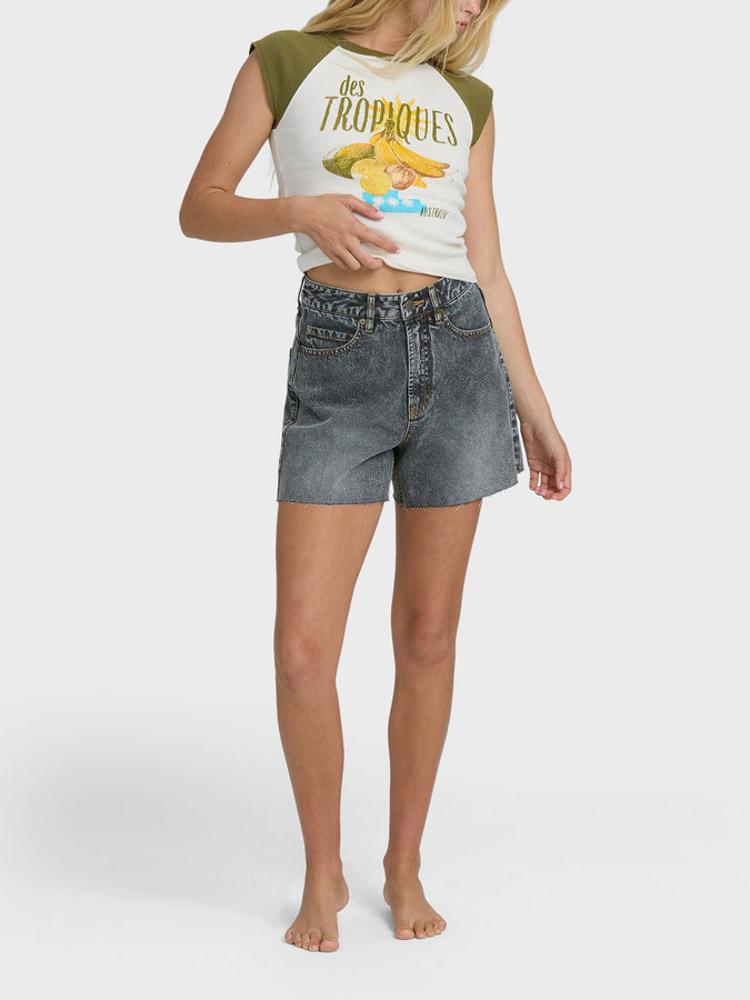 Billabong Riley Denim Shorts Spring 2026 | BLACK WATER (BLW)