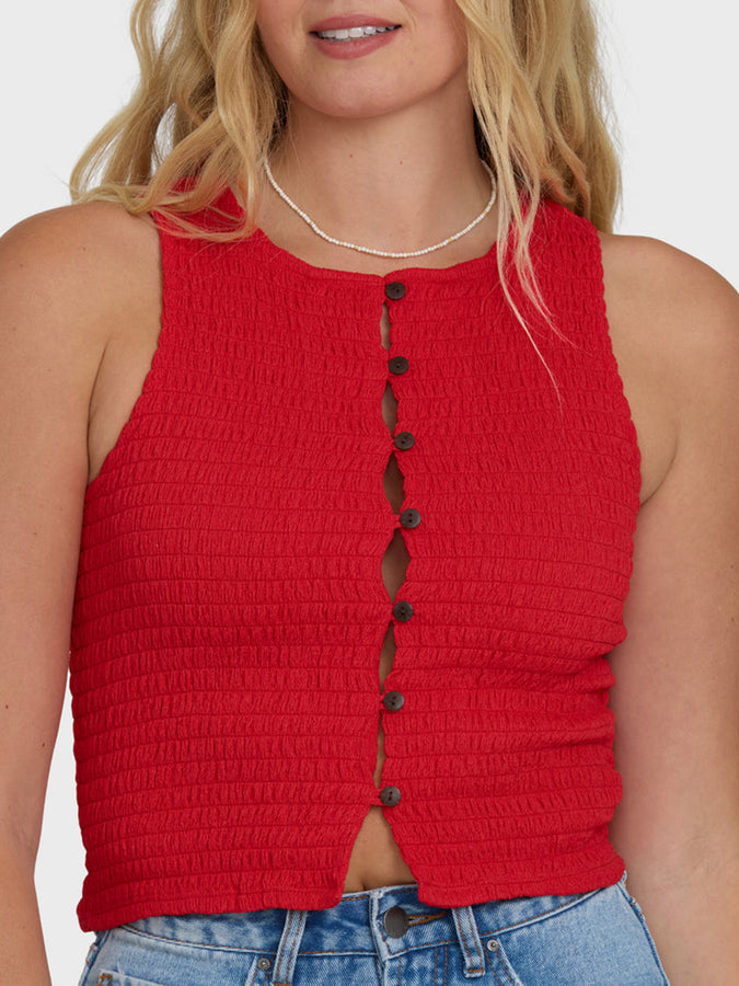 Billabong Kelsey Tank Top Summer 2026 | FIESTA RED (FTR)