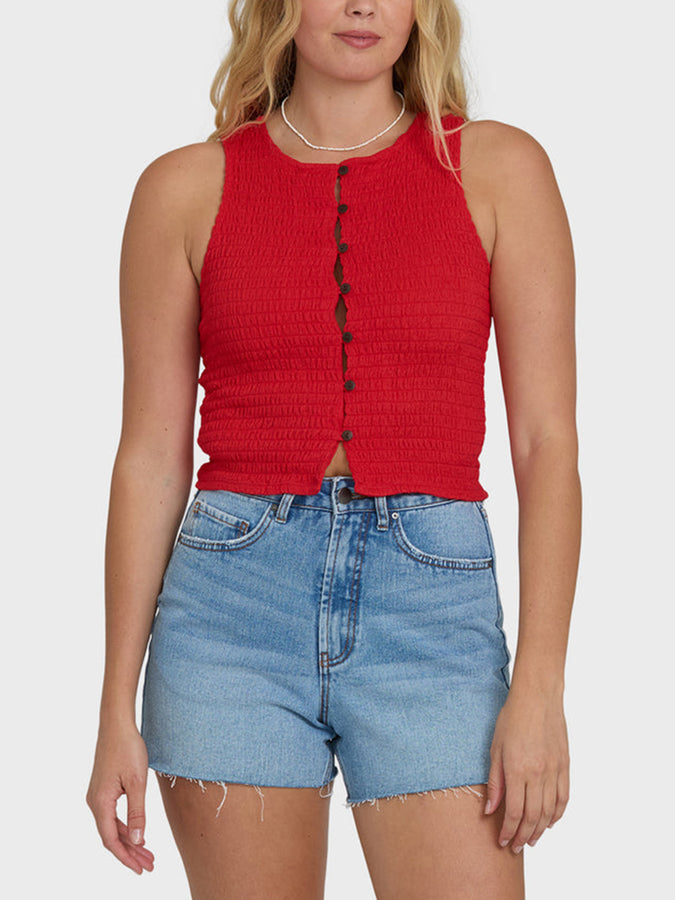 Billabong Kelsey Tank Top Summer 2026 | FIESTA RED (FTR)