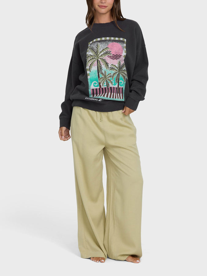 Billabong Echo Crewneck Sweatshirt Summer 2026 | BLACK SANDS (BSD1)