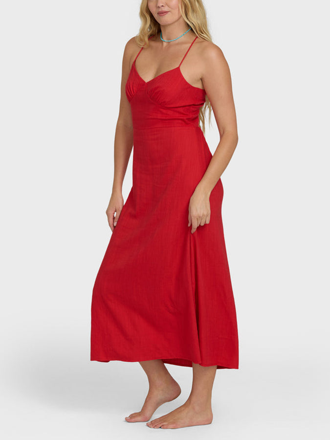Billabong Take It Back Dress Summer 2026 |FIESTA RED (FTR)