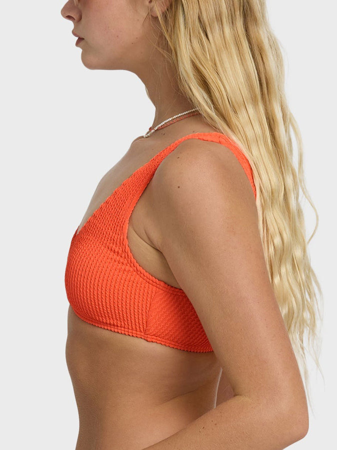 Billabong Summer Hi Scoop Tank Bikini Top Spring 2026 | HOT CORAL (HOT)