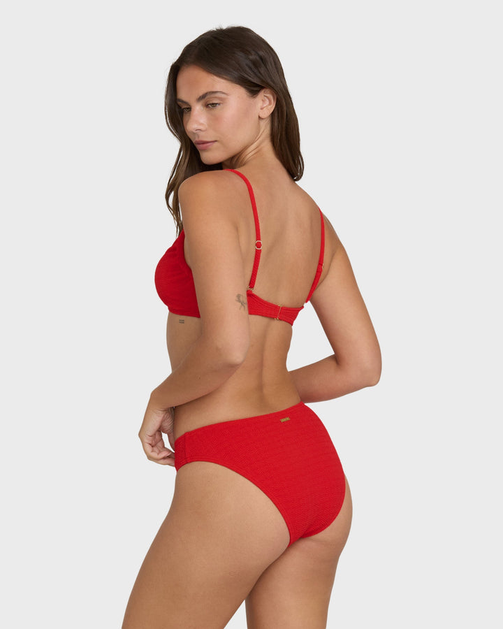 Billabong Rising Tide Bondi Bikini Bottom Summer 2026 | FIESTA RED (FTR)