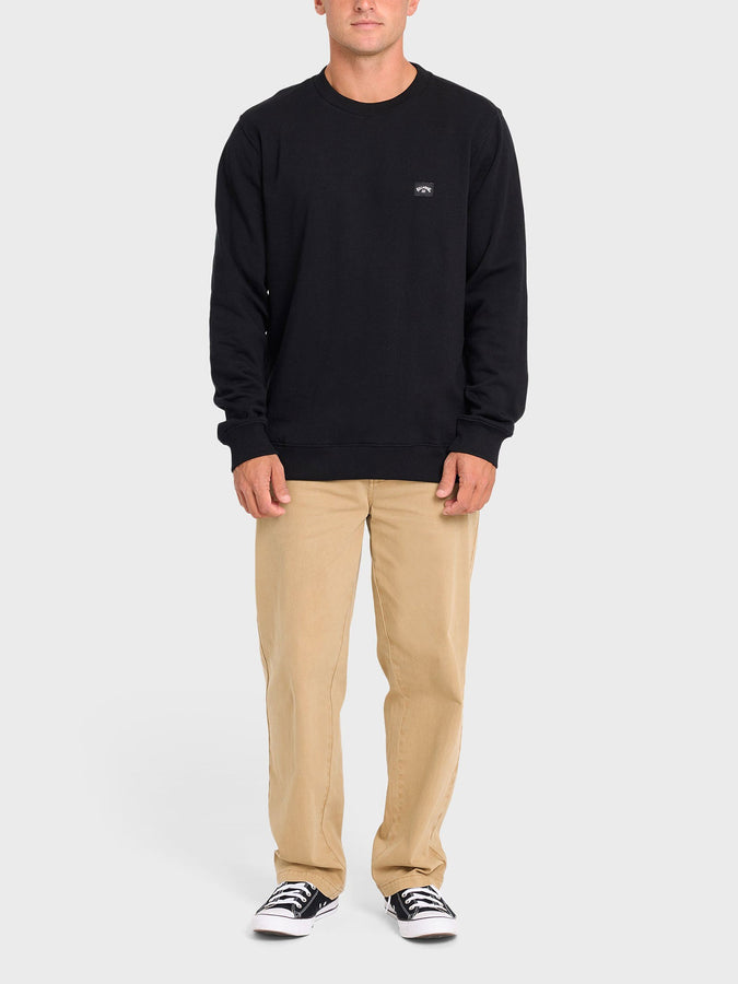 Billabong All Day Crewneck Sweatshirt Fall 2026 | BLACK (BLK)