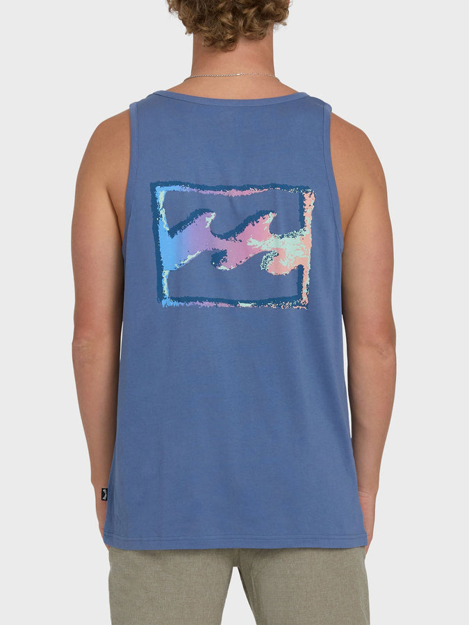 Billabong Crayon Wave Premium Tank Top Summer 2026 | BLUE HORIZON (BUH)