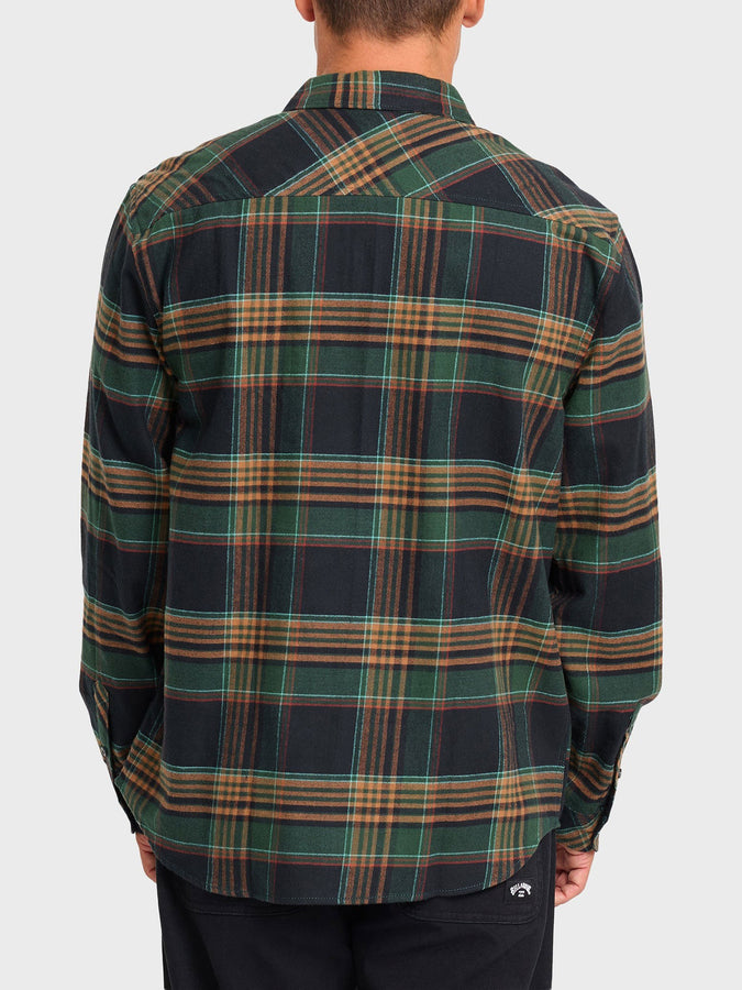Billabong Coastline Flannel L/S Buttondown Shirt Fall 2026 | BLACK (BLK)