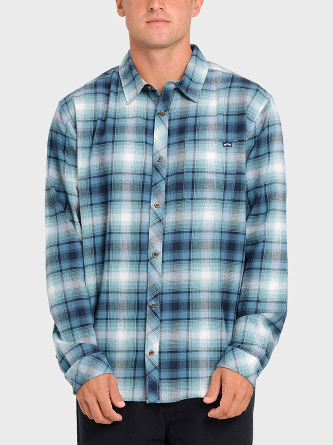 Billabong Coastline Flannel L/S Buttondown Shirt Fall 2026 | CHINA BLUE (CHN)