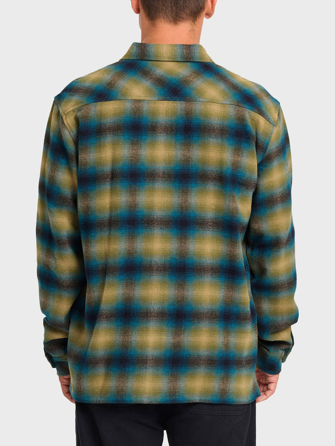 Billabong Offshore Flannel L/S Buttondown Shirt Fall 2026 | ULTRAMARINE GREEN (ULG)