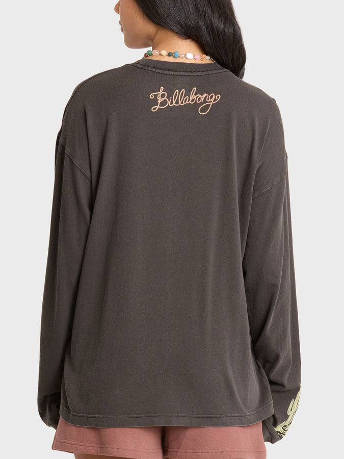 Billabong Familiar Roads Long Sleeve T-Shirt Fall 2026 | OFF BLACK (OB1)