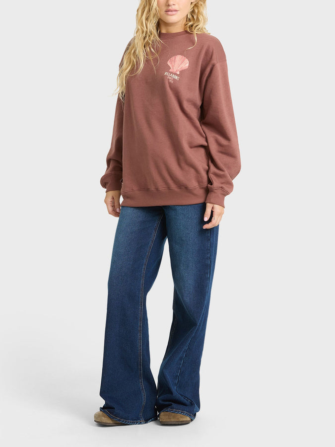 Billabong Light In View Crewneck Sweatshirt Fall 2026 | ESPRESSO (ESP1)