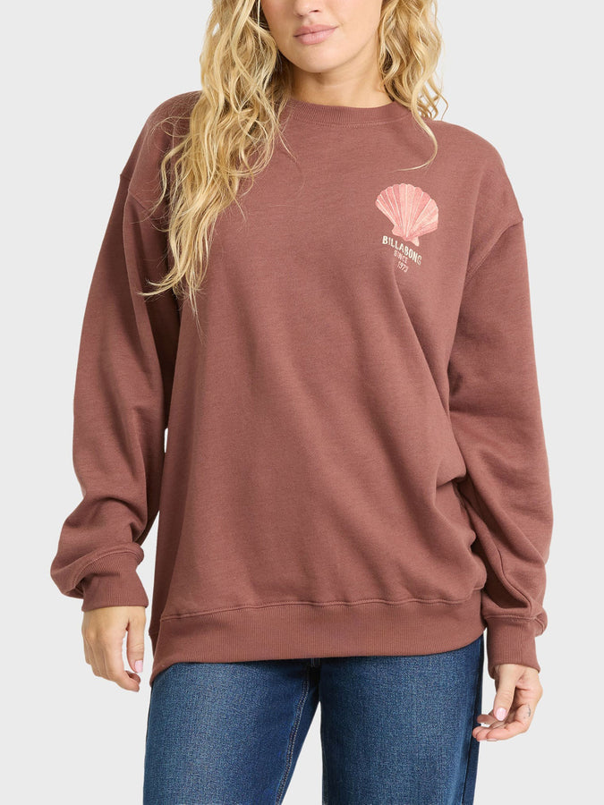 Billabong Light In View Crewneck Sweatshirt Fall 2026 | ESPRESSO (ESP1)