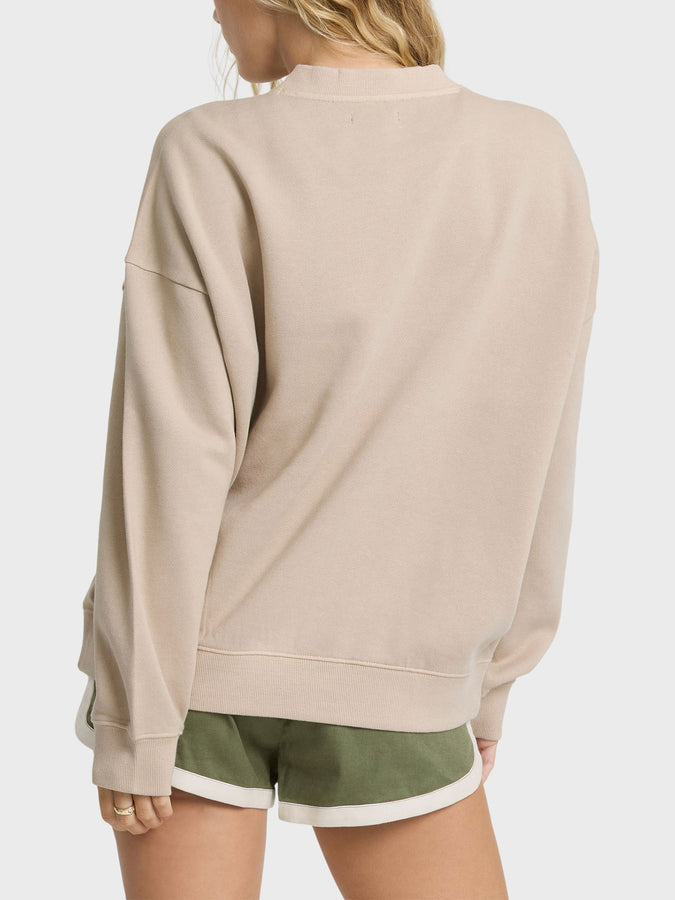 Billabong That Life V Neck Crewneck Sweatshirt Fall 2026 | COBBLESTONE (CBST)