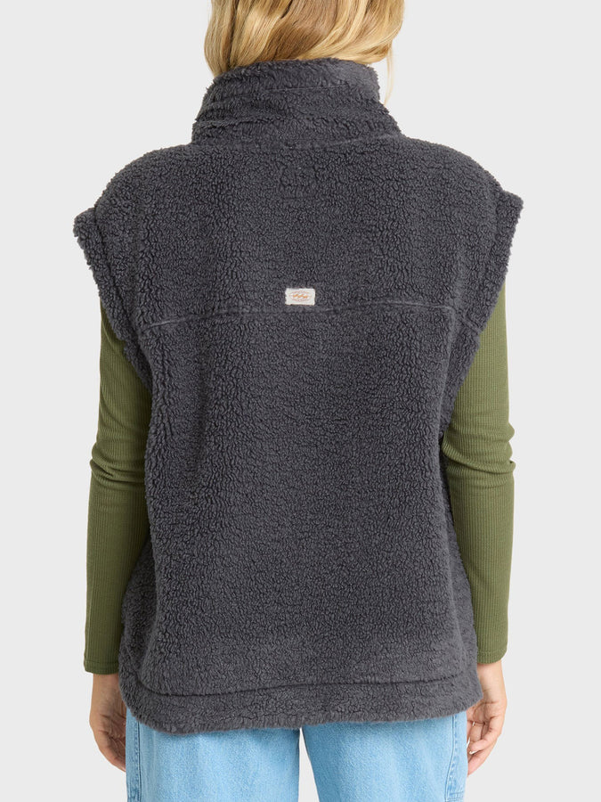 Billabong Waver Sherpa Vest Fall 2026 | BLACK SANDS (BSD1)