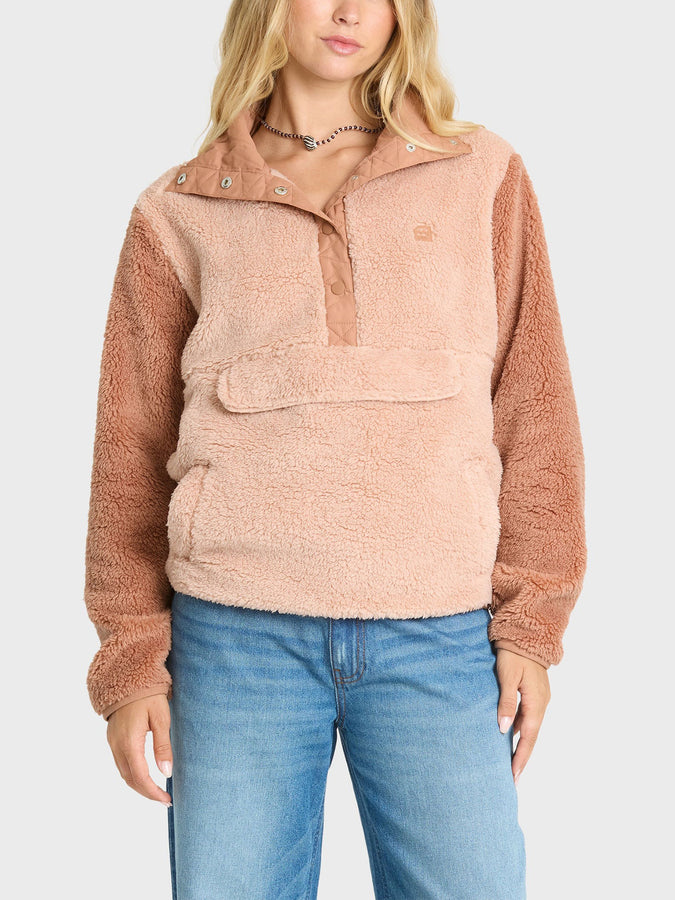Billabong Switchback Sherpa Sweater Fall 2026 | SUGAR ALMOND (SGA)