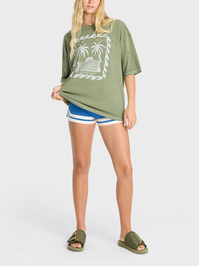 Billabong Wave Stamp T-Shirt Fall 2026 | ARMY GREEN (ARG)