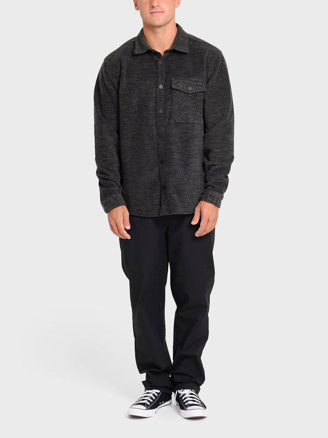 Billabong Furnace Flannel L/S Buttondown Shirt Fall 2026 | BLACK (BLK)
