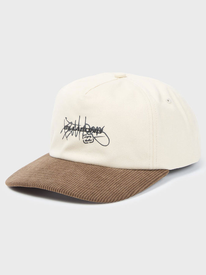 Billabong Bad Dog Shrapnel Snapback Hat | OATMEAL (OAT1)