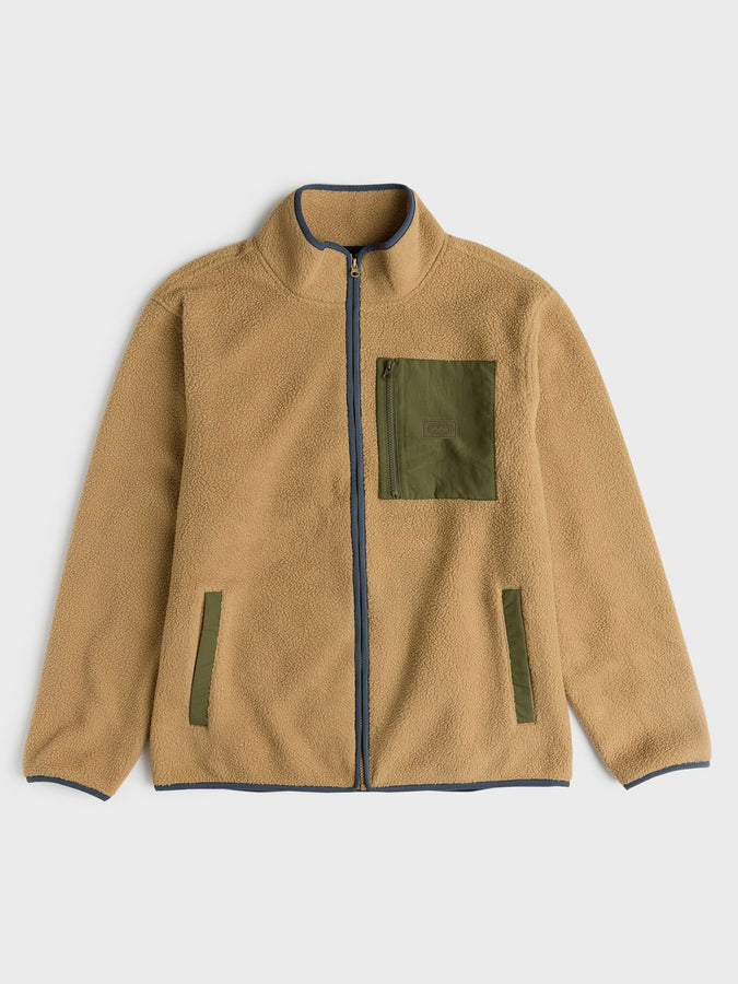 Billabong Alpine Mock Neck Zip Sweater Fall 2026 | PALE KHAKI (PKH)