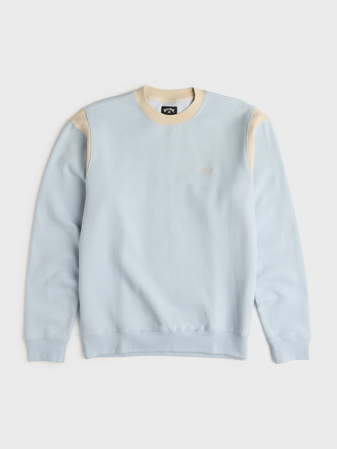 Billabong Highway Garage Crewneck Sweatshirt Fall 2026 | BLUE SMOKE (BSM)