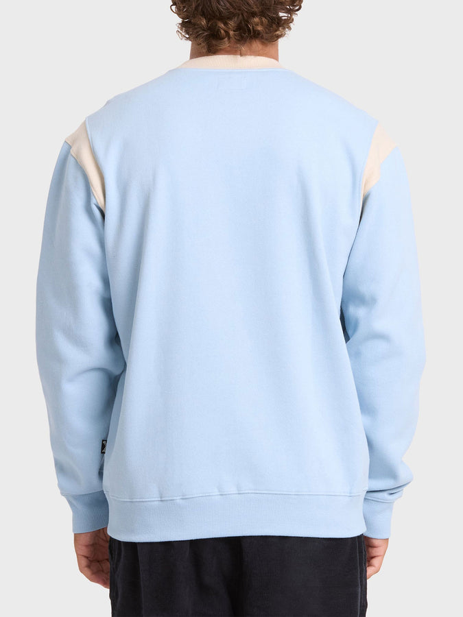 Billabong Highway Garage Crewneck Sweatshirt Fall 2026 | BLUE SMOKE (BSM)