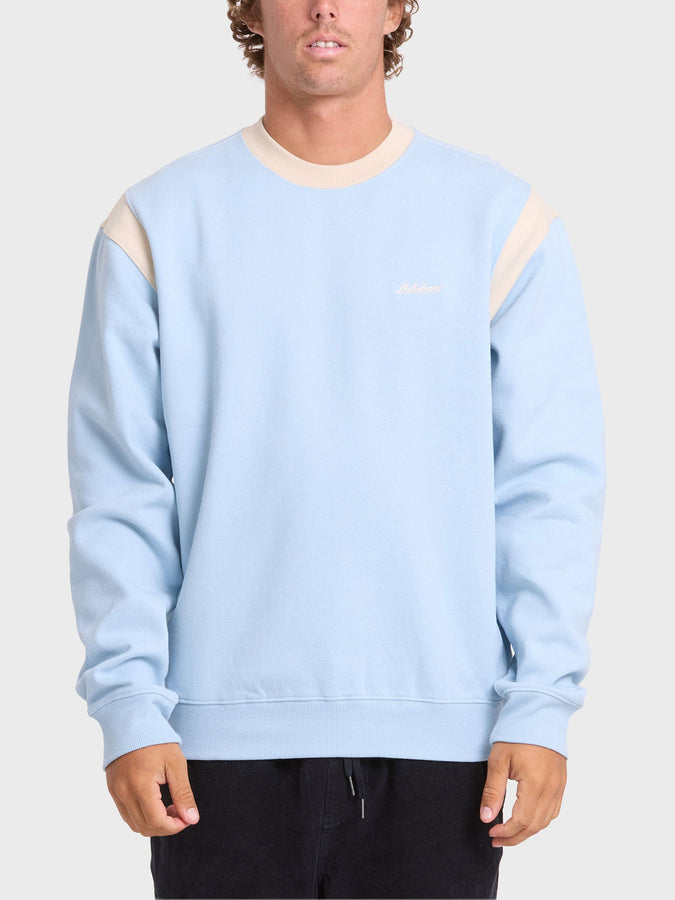 Billabong Highway Garage Crewneck Sweatshirt Fall 2026 | BLUE SMOKE (BSM)