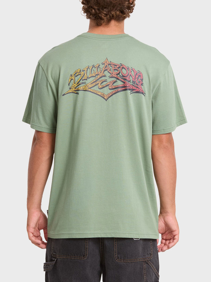 Billabong Reverse Premium T-Shirt Fall 2026 | HEDGE GREEN (HEG)