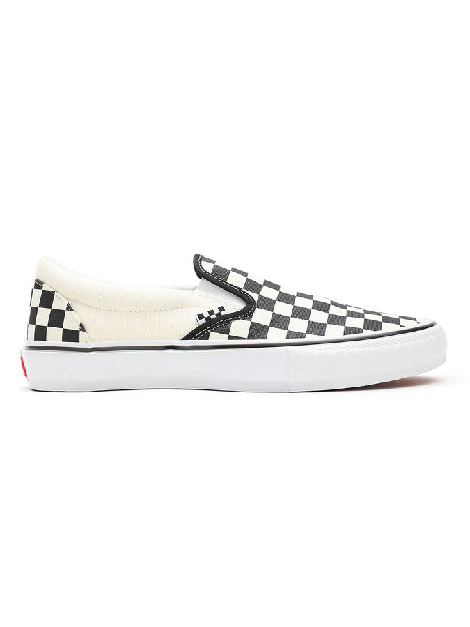 Vans Skate Slip-On Checkerboard Black/Off White Shoes | BLACK/OFF WHITE (AUH)
