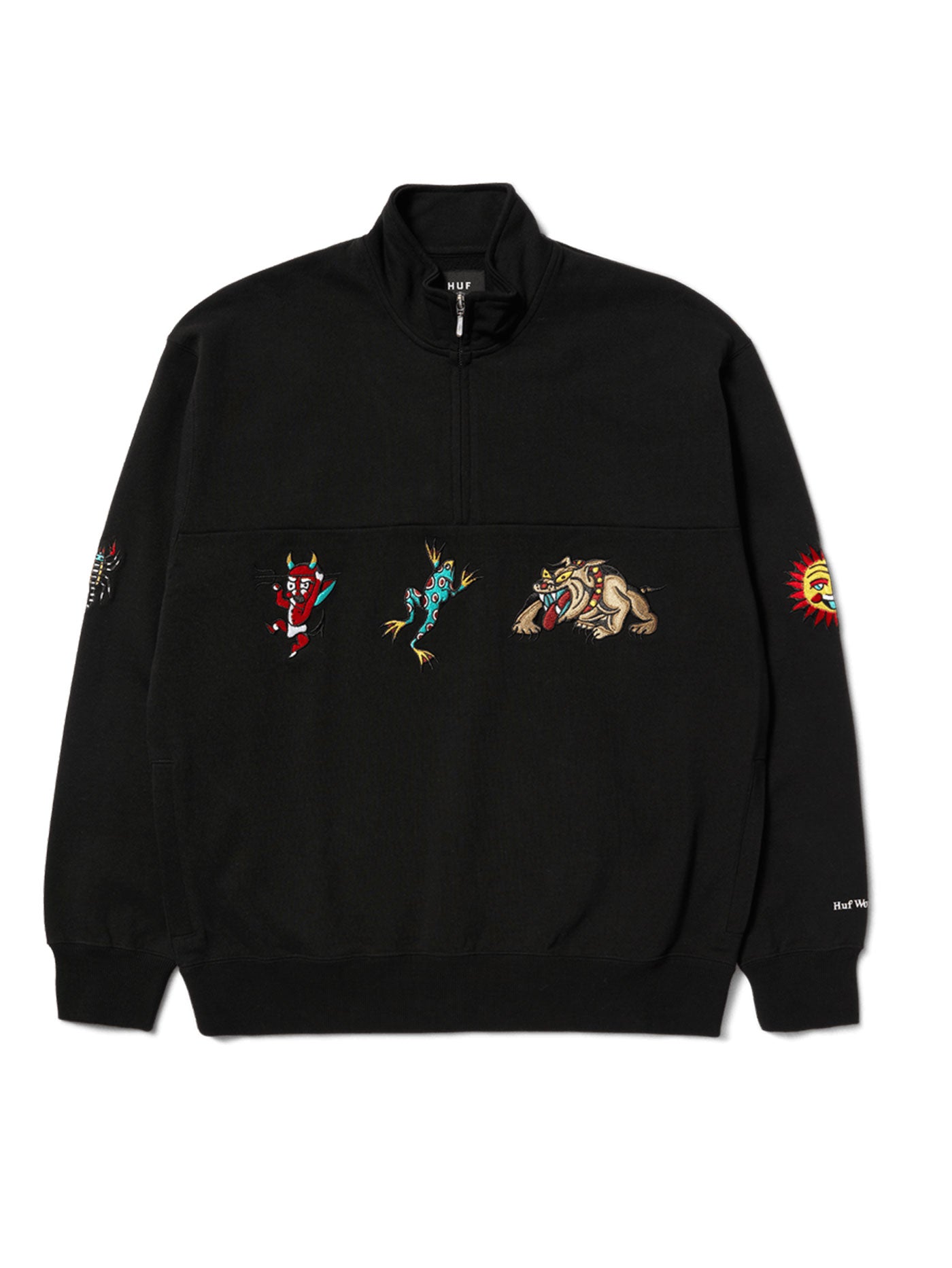 HUF Bledsoe 1/4 Zip Sweater Holiday 2024