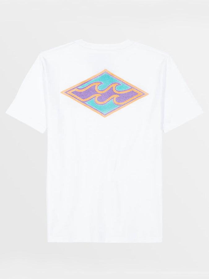 Billabong Crayonwave Diamond T-Shirt Fall 2024 | WHITE (100)