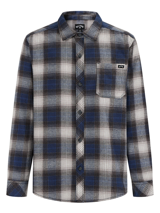 Billabong Coastline Long Sleeve Buttondown Shirt Fall 2025 | BLUE (465)