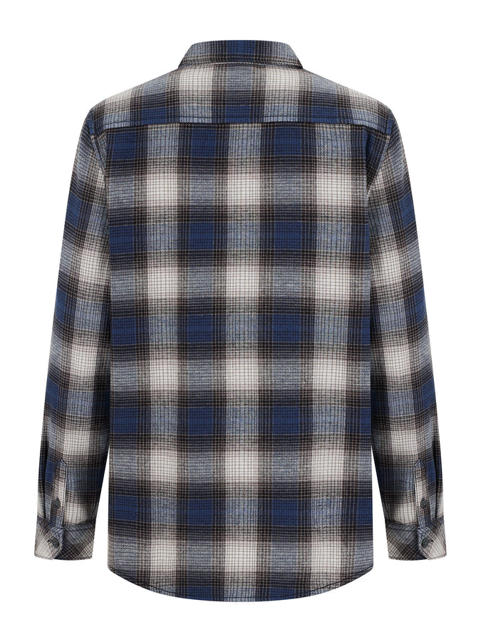 Billabong Coastline Long Sleeve Buttondown Shirt Fall 2025 | BLUE (465)
