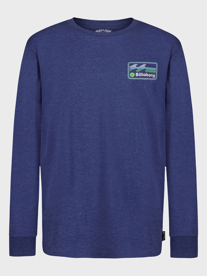 Billabong Runner Long Sleeve T-Shirt Fall 2026 | DARK DENIM HEATHER (401)